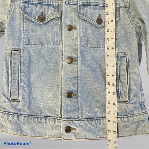 American Apparel Oversized Light Denim Jacket - Picture 8 of 10